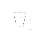 Keilriemen 2845 mm x 2895 mm x 13 mm für Husqvarna Jonsered McCulloch Gartentraktoren (OEM 532442781 591065301 583566401)