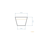 Keilriemen 774 mm x 825 mm x 10 mm für AL-KO Alko Rasenmäher HIGHLINE (OEM 474832)