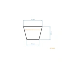 Keilriemen 997 mm x 1066 mm x 16,2 mm für MTD Rasenmäher (OEM 754-04171A 754-04171 954-04171)