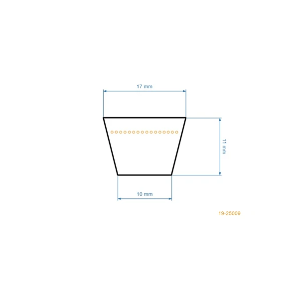 Keilriemen 997 mm x 1066 mm x 16,2 mm für MTD Rasenmäher (OEM 754-04171A 754-04171 954-04171)