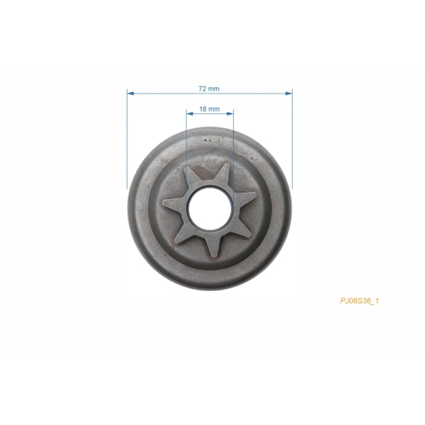 Kettenrad 0.404" 7 Zähne für Kettensägen Stihl 08 08S 07S (OEM 11086402000)