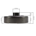 Kettenrad 3/8" 7 Zähne mit Wechselring für Kettensägen 017 018 021 023 025 MS170 MS180 MS210 MS230 MS250 (OEM 11236402003)