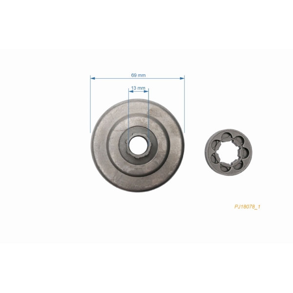 Kettenrad 3/8" 7 Zahnkette für Stihl 017 018 021 023 025 MS170 MS180 MS210 MS211 MS230 MS250 (OEM 11236402072 11236402003)