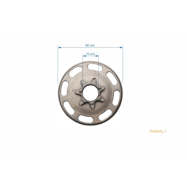 Kettenrad .325" 7 Zahnkette für Husqvarna 435 435E 435E II 440 440E Jonsered CS2240 CS2240S CS2240II McCulloch CS410 Kettensägen (OEM 505441501)