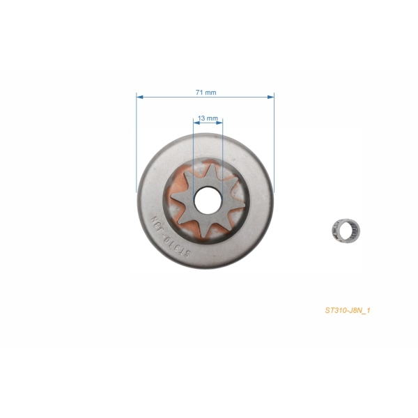 Kettenrad .325" 8 Zähne für Kettensägen Stihl MS260 MS270 MS280 (OEM 11216402001)