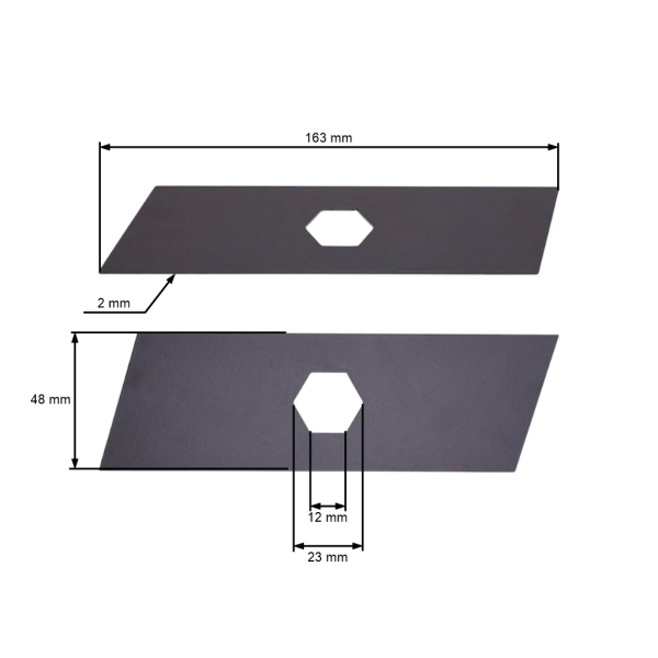 Klinge 16,3 cm (6") für Solo Makita Dolmar Sterwins Alko Vertikutierer (OEM SL2018430 2018430)