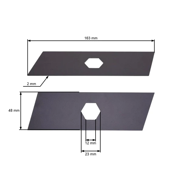 Klinge 16,3 cm (6") für Solo Makita Dolmar Sterwins Alko Vertikutierer (OEM SL2018430 2018430)