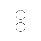 Kolbenringe 37 mm x 1,2 mm (OEM 11350343000)