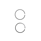 Kolbenringe 47 mm x 1,5 mm (OEM 11270343002)