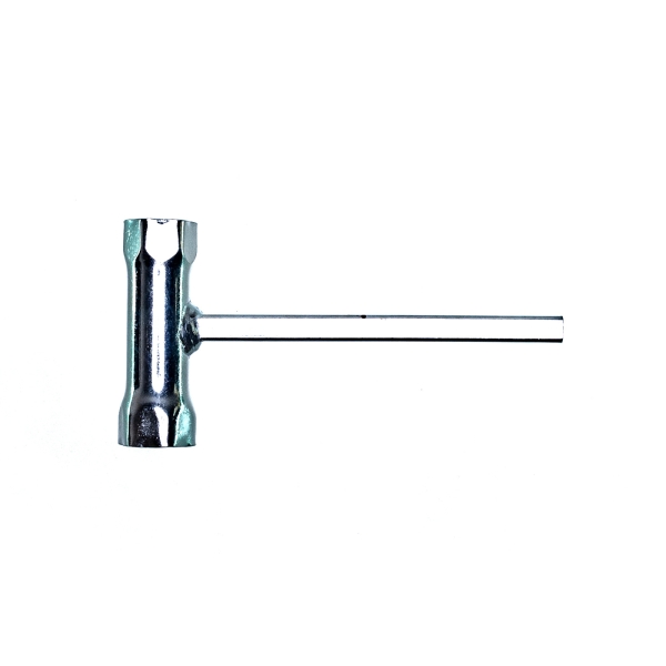 Kombischlüssel für Zündkerzen von Motormähern 22 mm x 19 mm x 125 mm