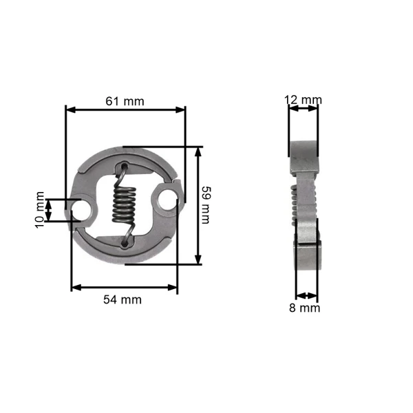 Komplette Kupplung für Stihl FS160 FS180 FS220 FS280 FS290 Freischneider (OEM 41191602001)