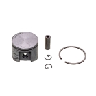Kompletter Kolben AIP für Kettensägen Dolmar Makita 100 100 Super 102 PS39 PS390 PS400 PS401 PS410 PS411 40 mm (OEM 028132210 028132110 028132010)