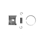Kompletter Kolben AIP für Kettensägen Dolmar Makita 100 100 Super 102 PS39 PS390 PS400 PS401 PS410 PS411 40 mm (OEM 028132210 028132110 028132010)