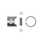 Kompletter Kolben für Husqvarna 343F 343R 345R 345 Jonsered BC2145 FC2145 2141 CS2141 Kettensägen & Freischneider 42mm (OEM 503907371)