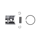 Kompletter Kolben für Husqvarna 445 445E 445E II Jonsered CS2245 CS2245 II McCulloch CS450 Kettensägen 42 mm (OEM 544088403)