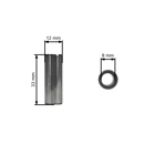 Kompletter Kolben für Kettensägen Husqvarna 365 X-TORQ 372 XP X-TORQ Jonsered CS2166 CS2172 50 mm (OEM 577207702)