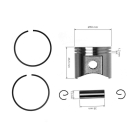 Kompletter Kolben für Kettensägen Husqvarna 385 385 XP 390 XP Jonsered CS2186 CS2188 55 mm (OEM 537420202)