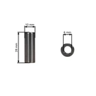 Kompletter Kolben für Kettensägen Husqvarna 545 550 XP 550 XPG Jonsered CS2252 CS2253 CS2253WH 43 mm (OEM 577047008)