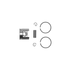 Kompletter Kolben für Kettensägen Stihl 021 023 MS210 MS230 40 mm (OEM 11230302003)