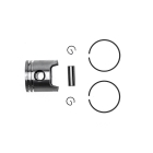 Kompletter Kolben für Stihl FS38 FS45 FS45C FS45L FS46 FS46C FS55 HL45 SH55 SH85 FC55 HS45 BG45 34 mm Freischneider (OEM 41400302000)