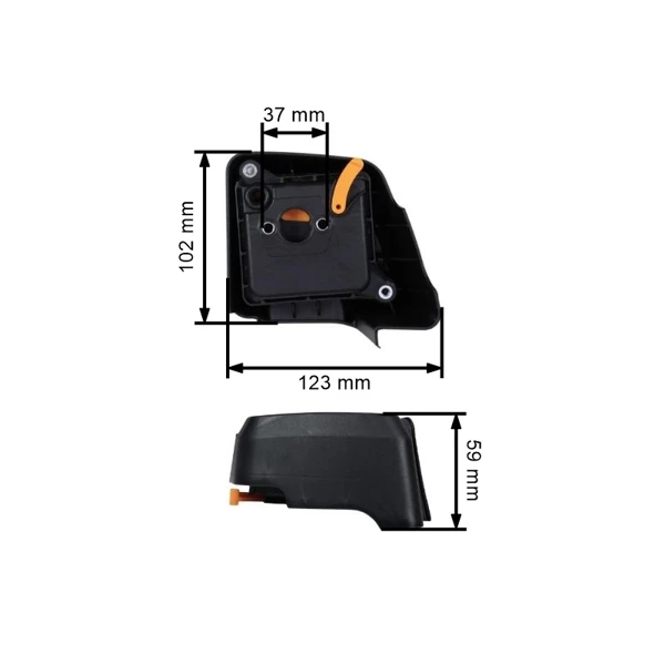 Kompletter Luftfilter für Stihl FS235 FR235 Freischneider (OEM 41511402801 41801410300)