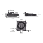 Kompletter Luftfilter mit Deckel für chinesische Motorsensen und Motorsensen aus dem Hobbymarkt mit einem Hubraum von 43 cc - 52 cc