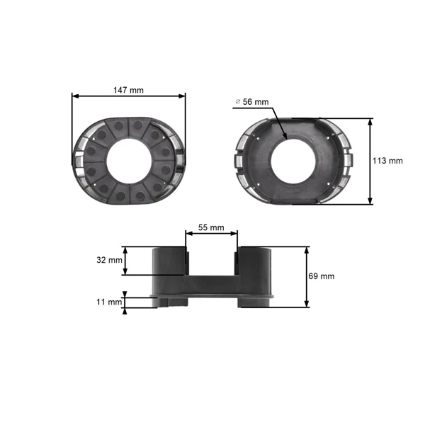 Kompletter Luftfilter mit Deckel für Honda GX240 GX270 Motoren
