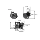Kompletter Luftfilter mit Deckel für Honda GX240 GX270 Motoren