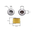 Kompletter Luftfilter mit Deckel für Honda GX240 GX270 Motoren