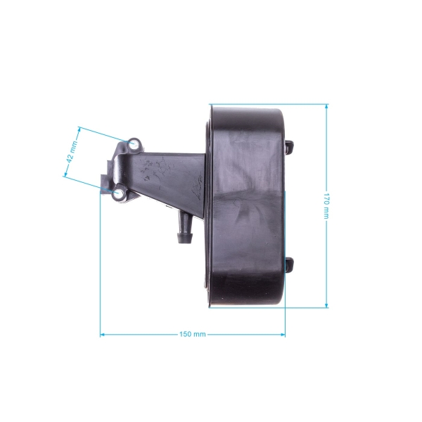 Kompletter Luftfilter mit Filterdeckel für chinesische Rasenmäher und Hobbymäher Modelle NAC DY164PMB