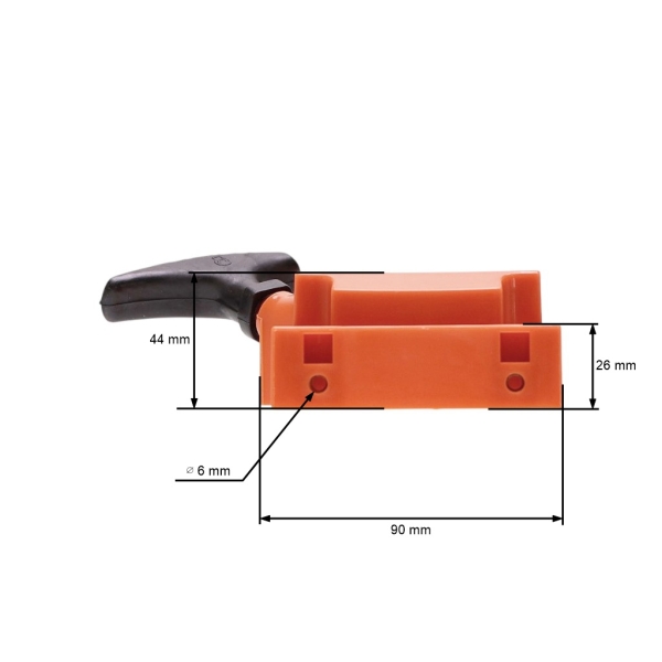 Kompletter Starter für chinesische Motorsensen NAC TT-BC520-2 BP427-17KA-T und Hobbymarkt-Motorsensen