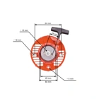 Kompletter Starter für Freischneider Husqvarna 124 L 125 L 125LD 125 E 128L 128LD (OEM 579063101)