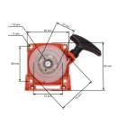 Kompletter Starter für Freischneider Oleo-Mac OleoMac 446 746 750 753 Master 755 (OEM 61042001B)