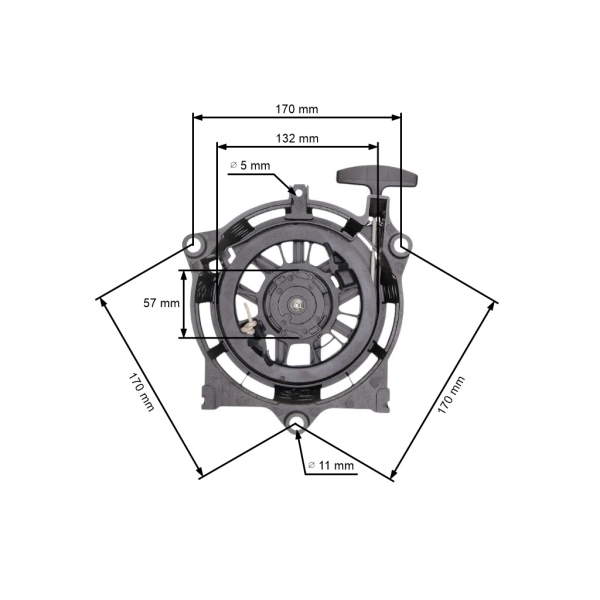Kompletter Starter für Honda GCV135 GCV160 GCV190 Motoren (OEM 28400-Z0M-801 28400-Z1A-013ZA 28400Z1A013ZA)