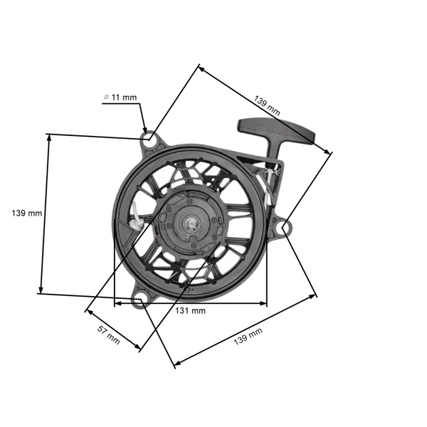 Kompletter Starter für Honda GCV170 GCV200 Motoren (OEM 28400Z9L004)
