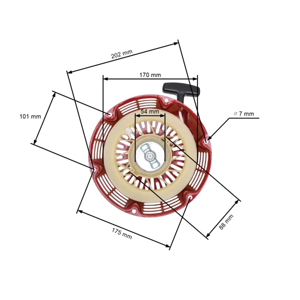 Kompletter Starter für Honda GX340 Motoren GX390 GX610 GX620 Leistung 11,0 PS 13,0 PS 18,0 PS 20,0 PS (OEM 28400-ZE3-W01ZA 28400-ZE3-W01)