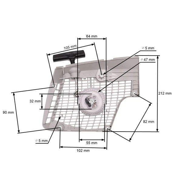 Kompletter Starter für Kettensäge Stihl MS270 MS280 MS270 C MS280 C (OEM 11330802808)