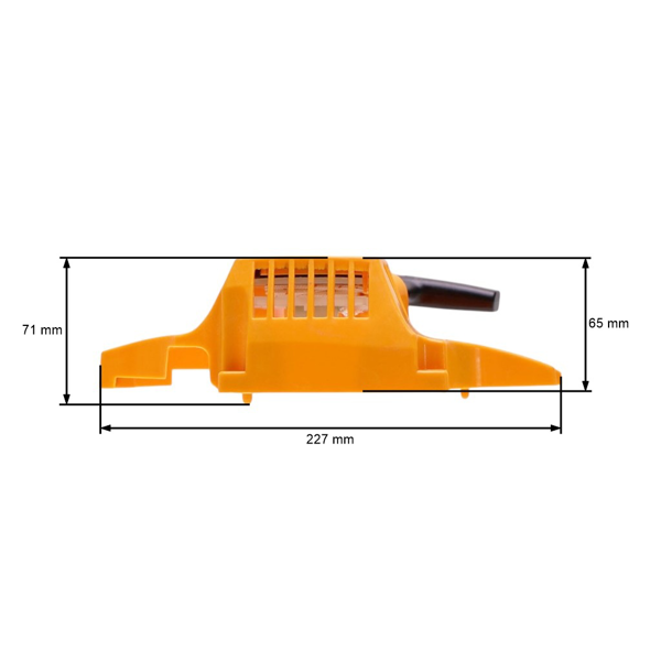 Kompletter Starter für Kettensägen Partner 350 351 370 390 420 McCulloch Mac 325 Mac Cat 338 MAC 3-14 XT (OEM 530049335)