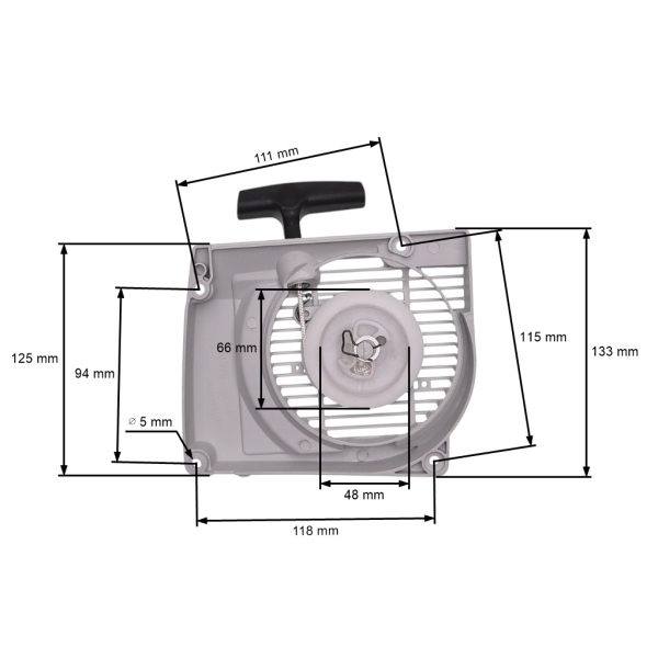 Kompletter Starter für Kettensägen Stihl 029 039 MS290 MS310 MS390 (OEM 11270802103)
