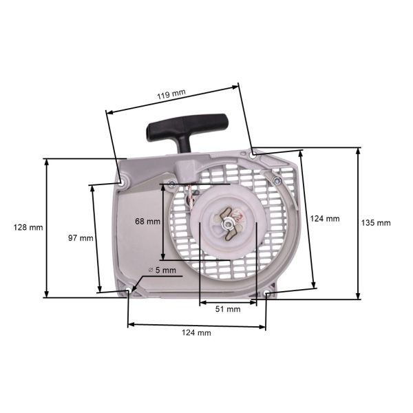 Kompletter Starter für Kettensägen Stihl 044 046 MS440 MS460 (OEM 11280802104)