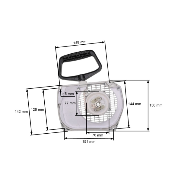 Kompletter Starter für Kettensägen Stihl 088 MS880 (OEM 11240802110)