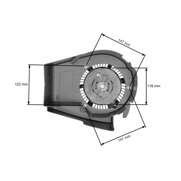 Kompletter Starter für Rasenmäher Mountfield HP184 HP454 SP414 Stiga Collector 43 Stiga Dino 47 Homelite HL454SP (OEM 118550139/1)