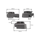 Kompletter Starter für Rasenmäher Mountfield HP184 HP454 SP414 Stiga Collector 43 Stiga Dino 47 Homelite HL454SP (OEM 118550139/1)