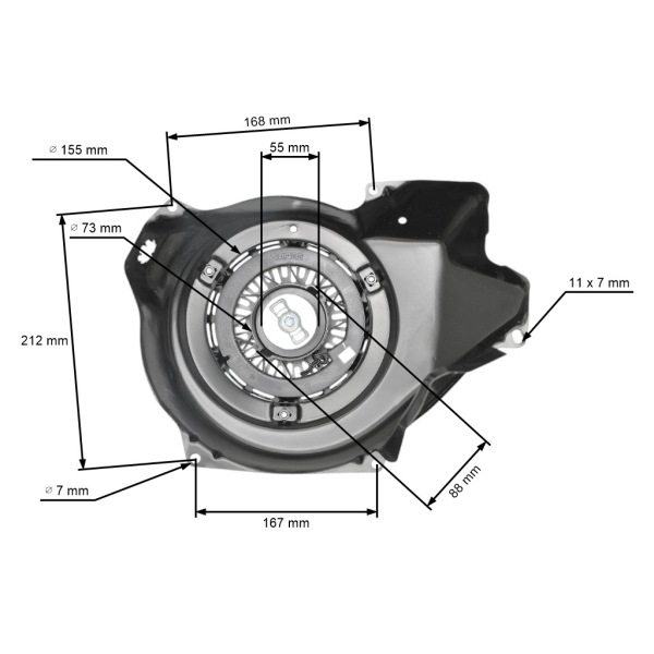 Kompletter starter für Zongshen GB270 Motoren Originalteil (100055121)