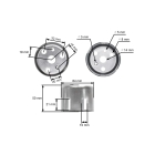 Kompletter Starter mit Zähler für Honda GX140 GX160 GX200 Motoren Leistung 5,5 PS - 6,5 PS (OEM 28400-ZE1-003ZA 28400-ZE8-013ZA 28400ZE8509)