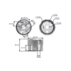 Kompletter Starter mit Zähler für Honda GX140 GX160 GX200 Motoren Leistung 5,5 PS - 6,5 PS (OEM 28400-ZE1-003ZA 28400-ZE8-013ZA 28400ZE8509)
