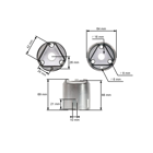 Kompletter Starter mit Zähler für Honda GX240 GX270 Motoren Leistung 8,0 PS - 9,0 PS (OEM 28400ZE2W01ZA 28400ZE2W01ZN 28400-ZE2-W01ZN)