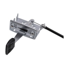 Kompletter Universal-Gaszug mit Stahlsteuerung für Gartenrasenmäher und Traktoren der Größe 1600 mm x 1550 mm