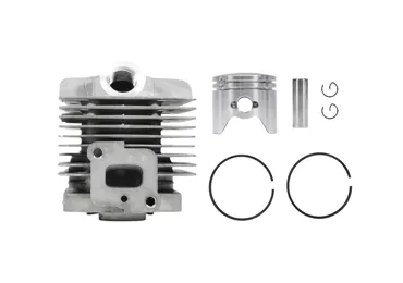 Kompletter Zylinder mit Kolben 34 mm für chinesische Freischneider und Freischneider aus dem Hobbymarkt mit 26 ccm Hubraum