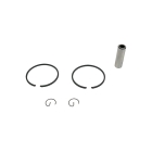 Kompletter Zylinder mit Kolben 36 mm für chinesische Motorsensen und Freischneider aus dem Hobbymarkt mit einem Hubraum von 32 ccm